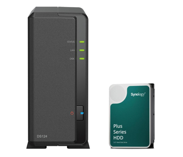 Synology DS124 (1x 8TB HDD HAT3320-8T) - 1178338 - zdjęcie